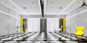 龍光世紀小木馬兒童攝影，現(xiàn)代簡約風格，極富科幻立體感