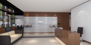 珠江大廈辦公室裝修，密集型現(xiàn)代風格辦公室，簡單實用！