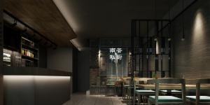 青秀區(qū)桂雅路湘菜館裝修，大空間空中閣樓設計！